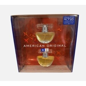 New in Box Coty Stetson American Original WOMAN Gift Set Spray Perfume & Cologne